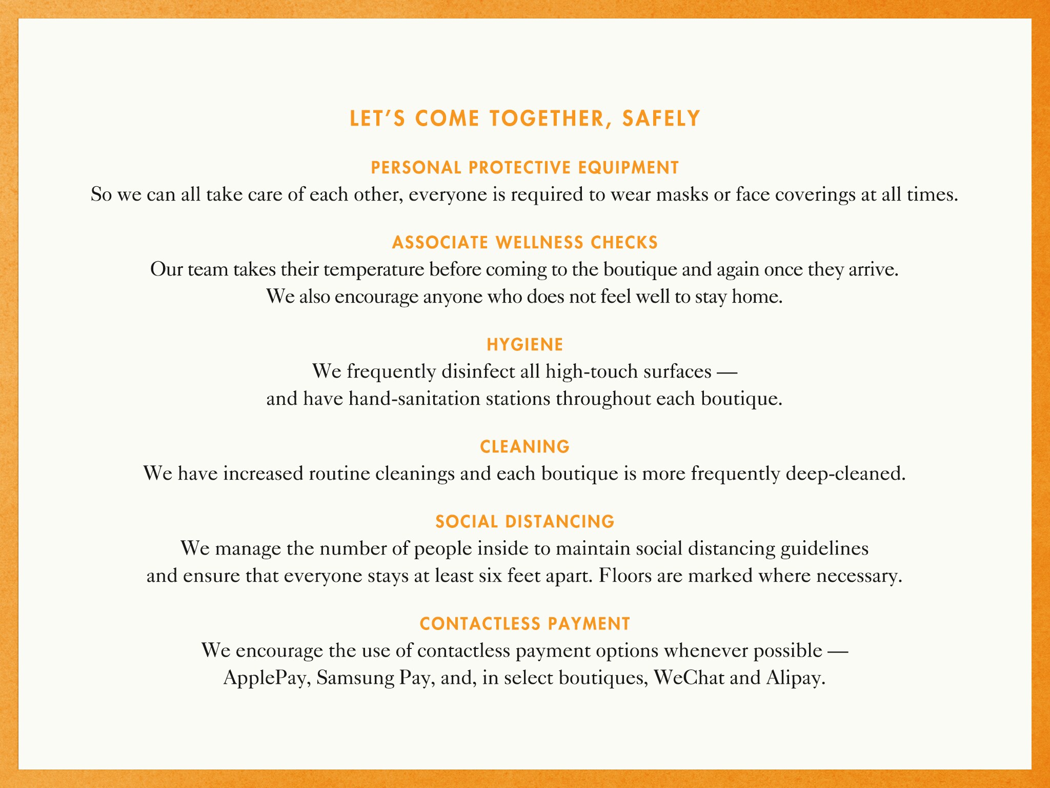 Storelocator covid message