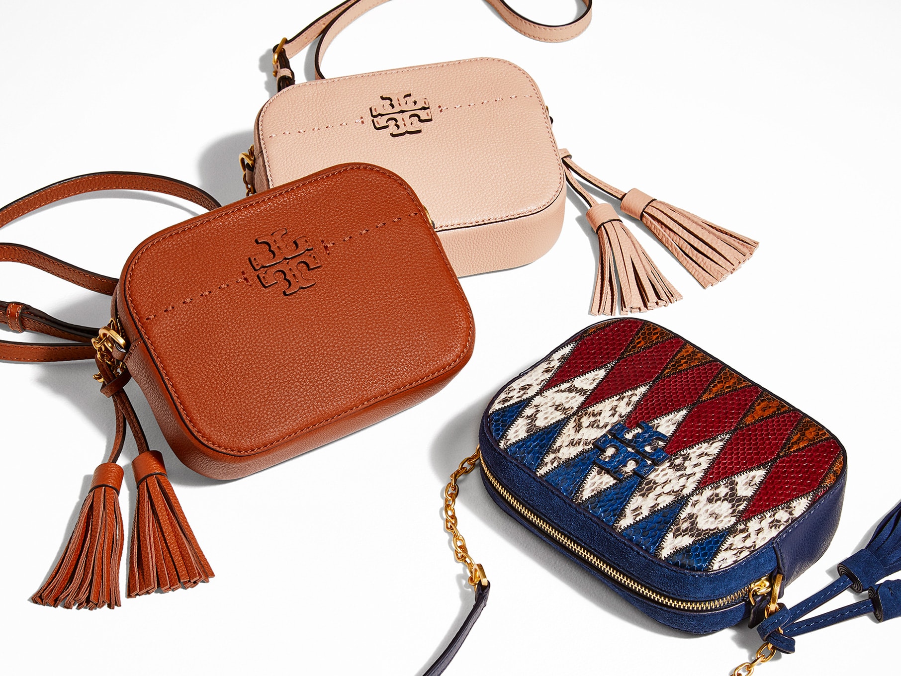 McGraw Chic Leather Totes & Handbags Tory Burch